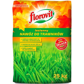 Nawóz jesienny do trawników 25kg Florovit Inco