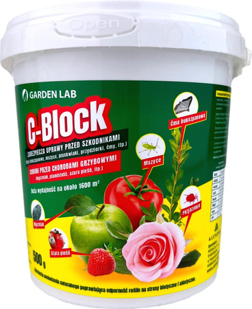 C-Blok przeciw insektom, grzybom 500g Garden Lab