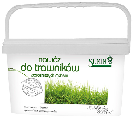 Nawóz do trawników z mchem 2,5kg Sumin