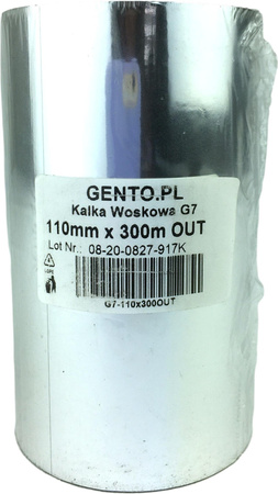 Hârtie de calc TT 110mm x 300m Ceară