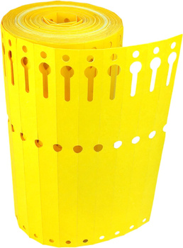 Etykiety Tyvek 17x220mm Rolka 1000szt Żółty