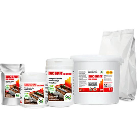 BIOSAN KZ 2000 pentru fose septice 1kg BIO-GEN