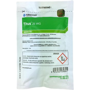Titus 25 WG 20G Corteva