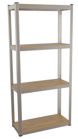 Kovový regál se čtyřmi policemi 150x75x30cm RK-05 MAMUTH