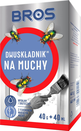 Dwuskładnik na muchy 40g+40ml Bros