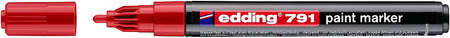 Marker Olejowy 791 1-2mm Czerwony EDDING