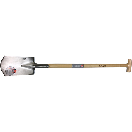 Vanghelie formă Flensburg cu mâner în T 85cm LÖWE Idealspaten