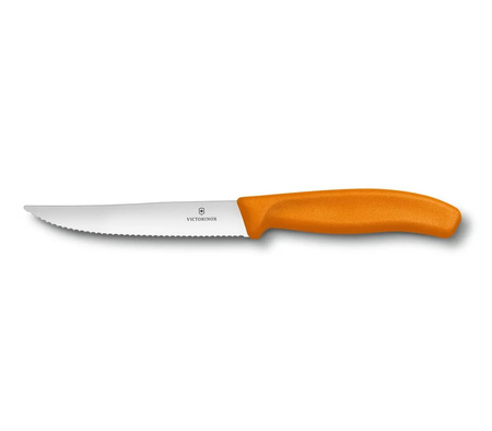 Nůž se zubatou čepelí 12 cm oranžový Victorinox