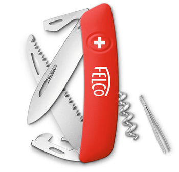 Szwajcarski nóż 10 funkcji FELCO 505