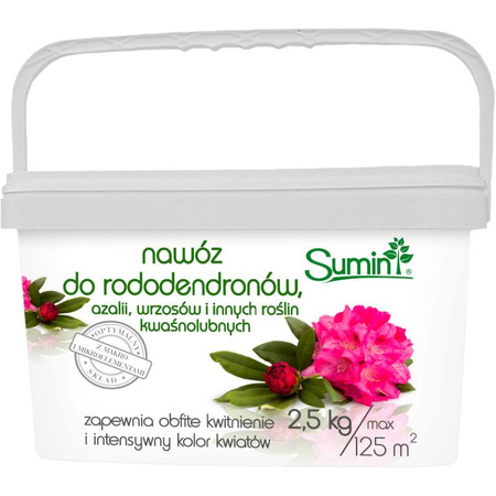 Nawóz do rododendronów, azali, wrzosów 2,5kg Sumin