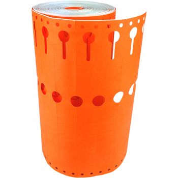 Etichete Tyvek 25.4x220mm rolă 1000pcs Portocaliu