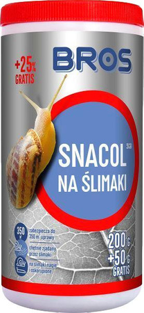 Środek na ślimaki SNACOL 3GB 200g + 50g Bros