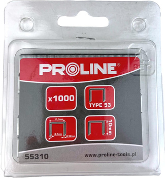 Zszywki do takera 10mm x 11,3mm x 0,7 Proline