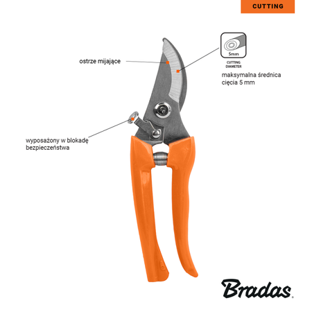 Sekator V-SERIES-D ostrze mijające Bradas