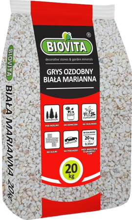 BÍLÁ MARIANNA 4-10mm 20kg Biovita