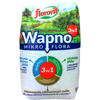 Mikroflora wapno granulowane 3w1 5kg Florovit Inco