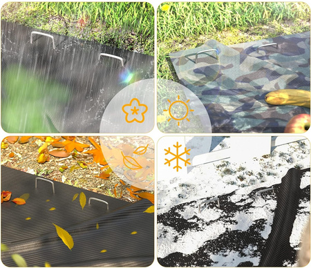 Kovový U-kolík 20cm 100ks MAMUTH