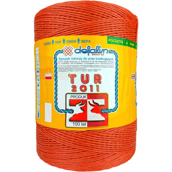 Sznurek PP TUR 2011 570m/kg POMARAŃCZOWY Defalin