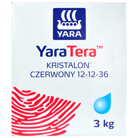 Kristalon Czerwony 12+12+36 3kg Yara