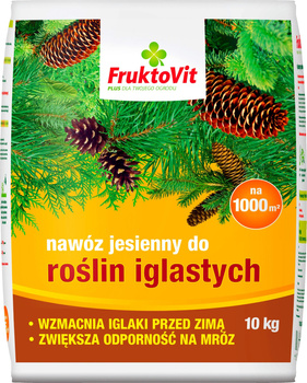 Podzimní hnojivo pro jehličnany 10kg Fruktovit