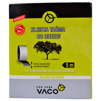 Kleista Taśma Lep Do Drzew Owady 5m Vaco