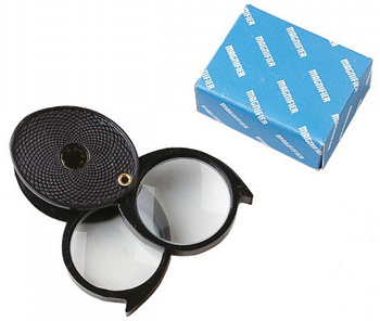 Lupă de buzunar dublă 4x - 8x