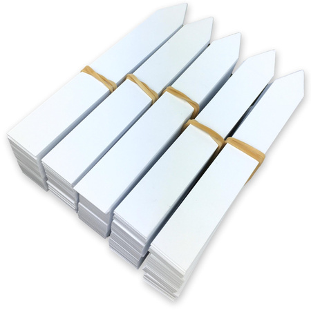 PVC zásuvné štítky 16x100mm bílé 100ks