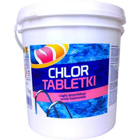 CHLOR TABLETKI 200g - 3kg Gamix