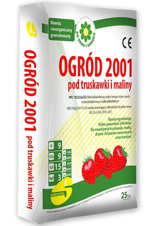 Ogród 2001 pod Truskawki i Maliny 25kg Siarkopol