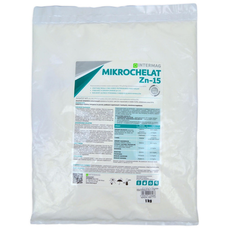 Mikrochelát Zn 15% 1kg Intermag