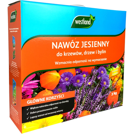 Nawóz jesienny do krzewów,drzew,bylin 3kg Westland