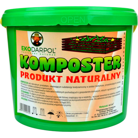 Aktivátor kompostu Bio 3L Ekodarpol