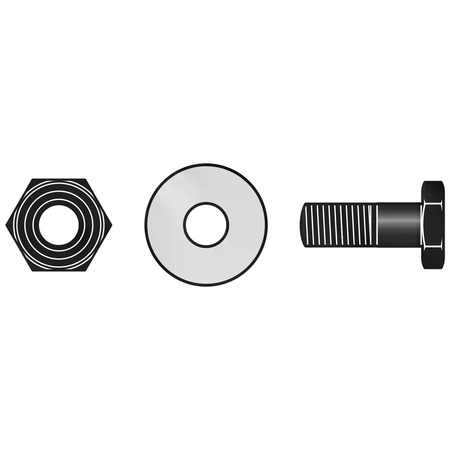 Set: șurub și piuliță pentru 31, 32 FELCO 30/90