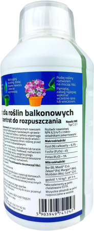 Nawóz do roślin balkonowych 0,5L Polski Ogród