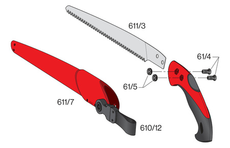 Ostrze wymienne 33cm do piłki 611 FELCO 611/3