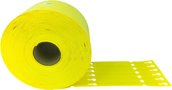 Smyčkové etikety TT 17x160mm 4000ks 6r žlutá