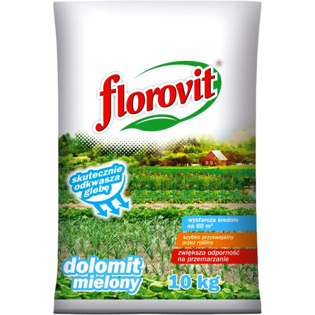 Dolomit mielony 10kg Florovit