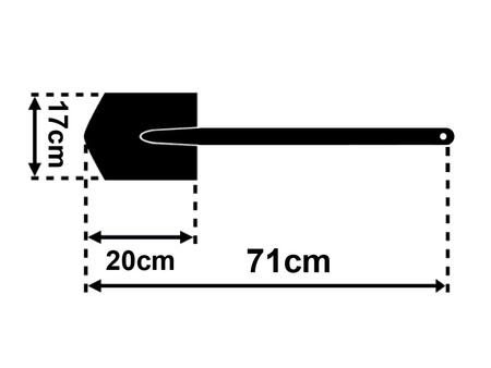 Klasická lopata V-PLUS VR-7408 Verkatto