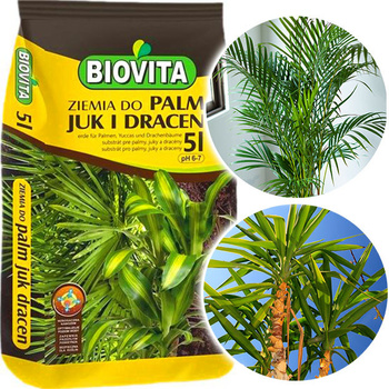 Pământ pentru yucca și palmieri dracaena 5L Biovita