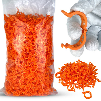 Zapinka do pomidorów oraz znaczenia POMARAŃCZOWY 1000szt