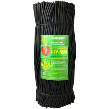 Wężyk Hey-Now czarny,cięty 2kg*4mm*35cm Agrosimex