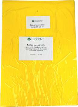 Panouri lipicioase galbene A4 6pcs Biocont