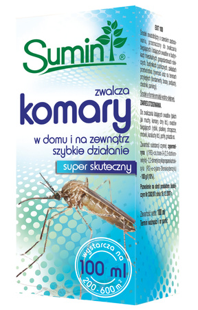 Koncentrat na komary w ogrodzie 100ml Sumin