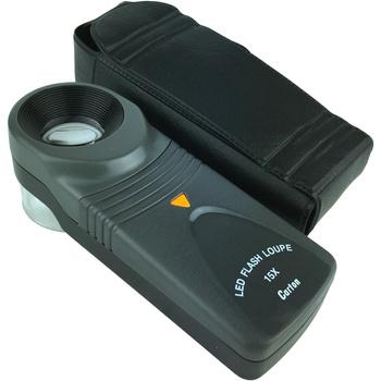 Kapesní lupa s baterkou 15x
