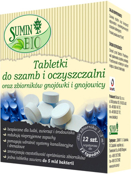 Biopreparat do szamb tabletki 12szt Sumin