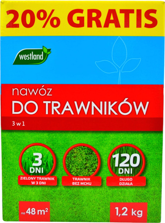 Nawóz do trawników 3w1 1,2kg Westland