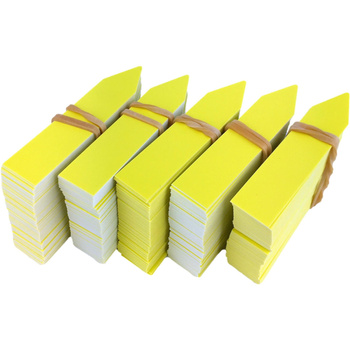 PVC zásuvné štítky 16x120mm žluté 100ks