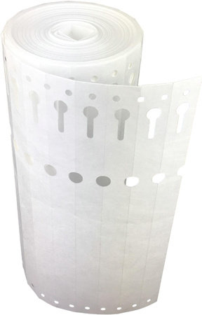 Etikety Tyvek 12,7x220mm role 1000ks Bílá