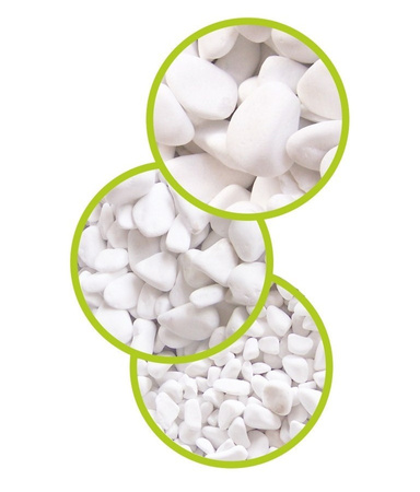 EXTRA WHITE THASSOS 60-100mm 20kg Pietricele Biovita