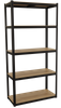 Kovový regál BLACK pětipolicový 150x75x35cm RK-07 MAMUTH
